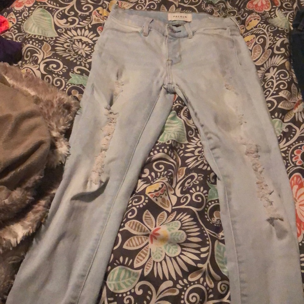 Pacsun ripper light jeans